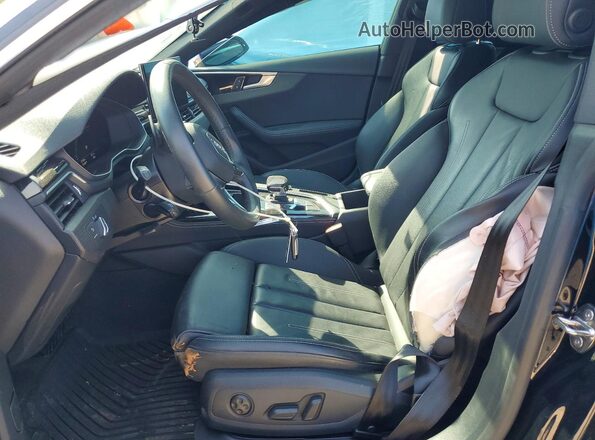 WAUFACF5XPA069596 2023 AUDI A5 Black Widok wnętrza z przodu