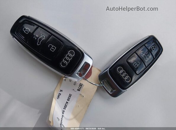 WAUFFAF20LN045693 2020 AUDI S6 Blue Widok deski rozdzielczej