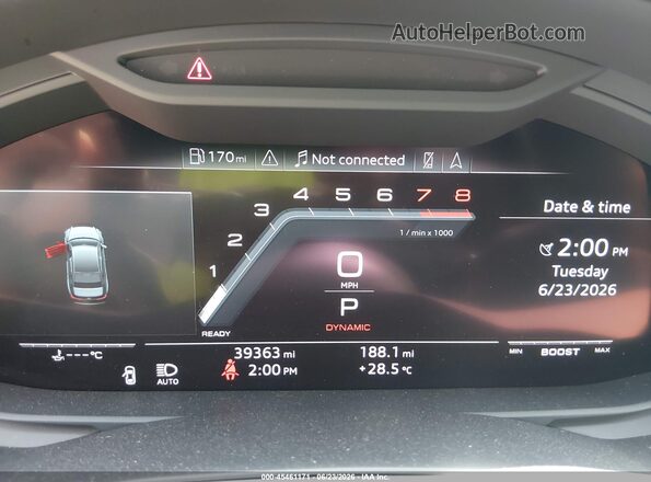 WAUFFAF20LN045693 2020 AUDI S6 Blue Widok tylnych siedzeń