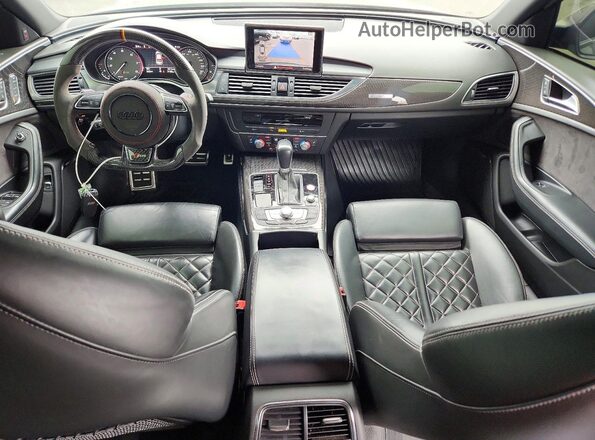 WAUFFAFC0JN104392 2018 AUDI S6 Black Вид панелі приладів