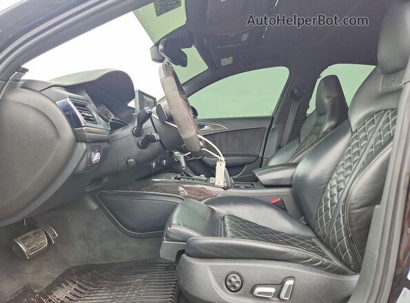 WAUFFAFC0JN104392 2018 AUDI S6 Black Вид салону спереду