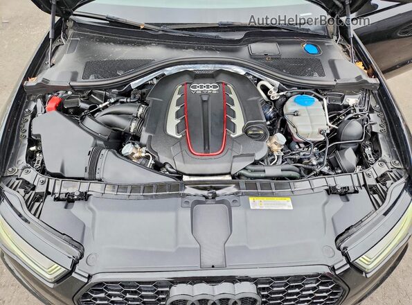 WAUFFAFC0JN104392 2018 AUDI S6 Black Вид задньої частини салону