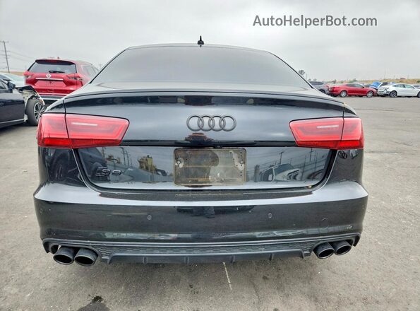 WAUFFAFC0JN104392 2018 AUDI S6 Black Вид ззаду