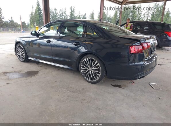 WAUFFAFC8GN187403 2016 AUDI A6 Dark Blue Trasero izquierdo