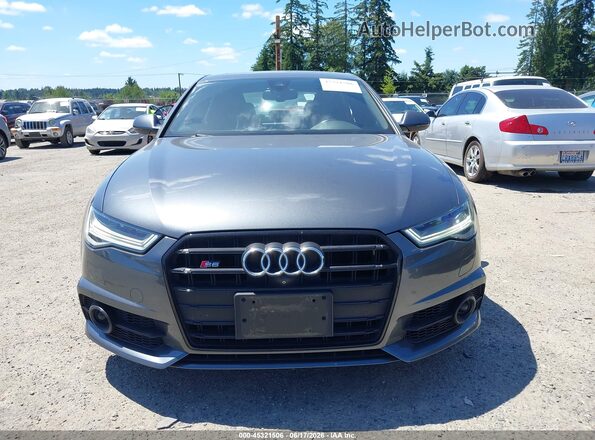 WAUFFAFCXHN069239 2017 AUDI S6 Gray Вид задньої частини салону