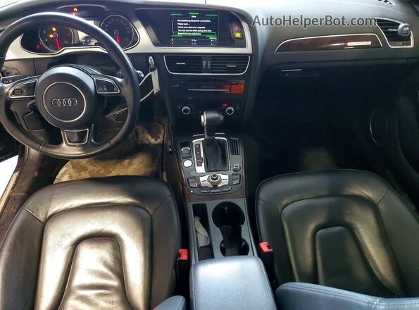 WAUFFAFL0GN008190 2016 AUDI A4 Black Առջևի վահանակի տեսք