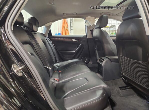 WAUFFAFL3GN017658 2016 AUDI A4 Black უკანა სავარძლების ხედი