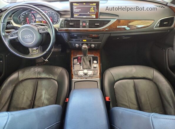 WAUFGAFC2GN002775 2016 AUDI A6 Black Widok deski rozdzielczej