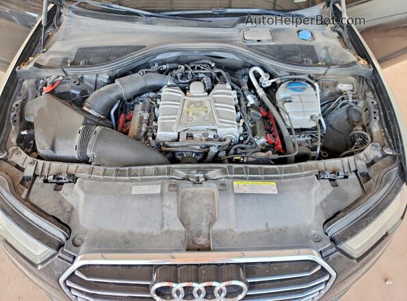WAUFGAFC2GN002775 2016 AUDI A6 Black Widok wnętrza z tyłu