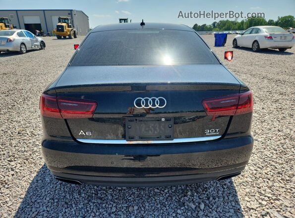 WAUFGAFC3GN004325 2016 AUDI A6 Black Հետևի տեսք