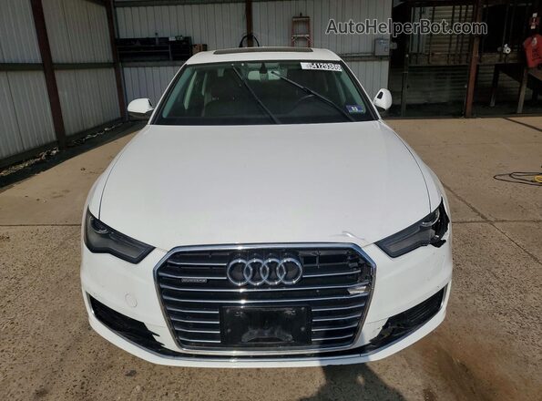 WAUFGAFC8GN009567 2016 AUDI A6 White Դիմացի տեսք