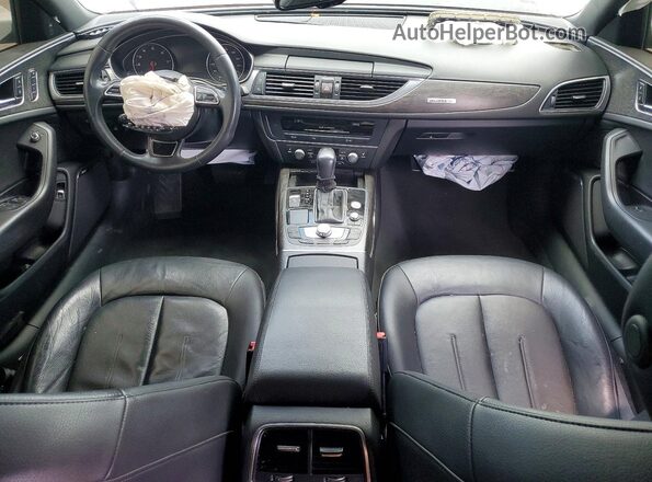 WAUG3AFC0JN007240 2018 AUDI A6 White წინა პანელის ხედი