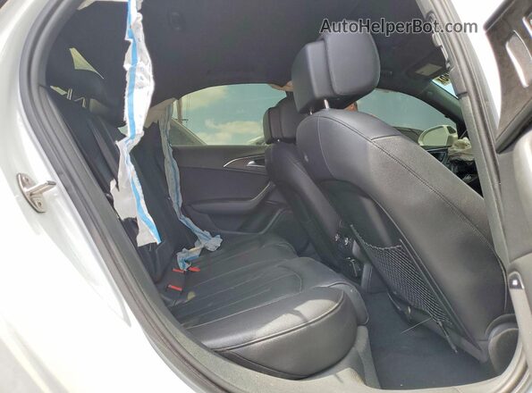 WAUG3AFC0JN007240 2018 AUDI A6 White უკანა სავარძლების ხედი