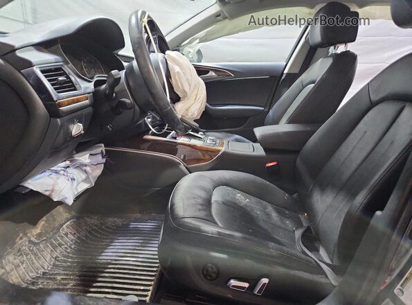 WAUG3AFC1JN002449 2018 AUDI A6 Black Սալոնի դիմացի տեսք