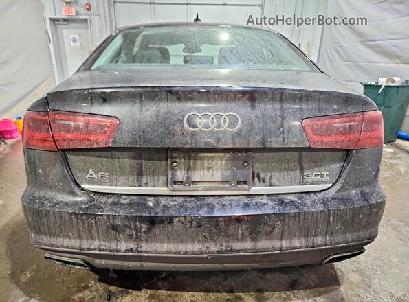WAUG3AFC1JN002449 2018 AUDI A6 Black Հետևի տեսք