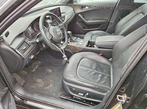 WAUG3AFC2JN005246 2018 AUDI A6 Black Front interior view