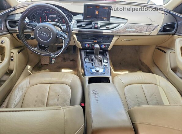 WAUG3AFC2JN016974 2018 AUDI A6 White Dashboard view