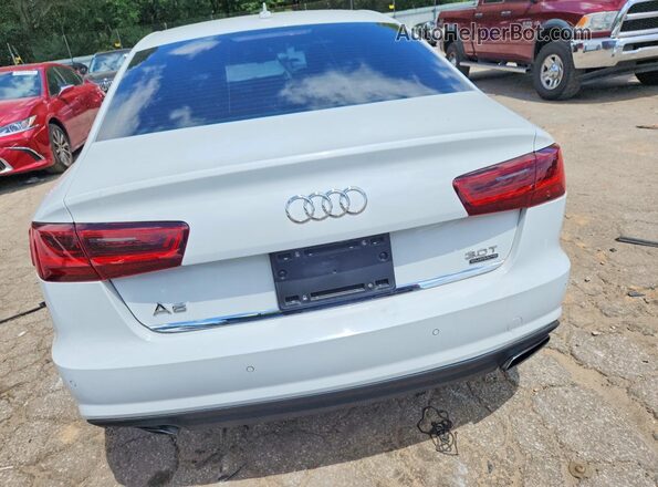 WAUG3AFC2JN016974 2018 AUDI A6 White Rear view