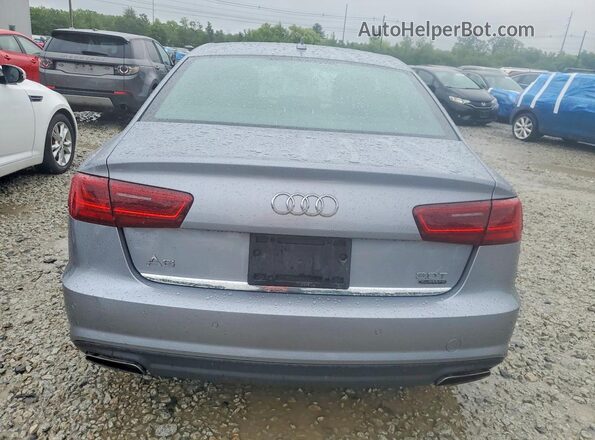 WAUG3AFC2JN021656 2018 AUDI A6 Silver უკანა ხედი