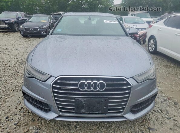WAUG3AFC2JN021656 2018 AUDI A6 Silver წინა ხედი