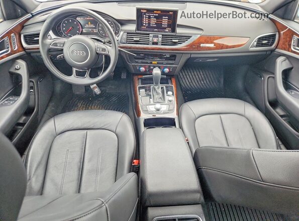 WAUG3AFC5JN002583 2018 AUDI A6 White Widok deski rozdzielczej