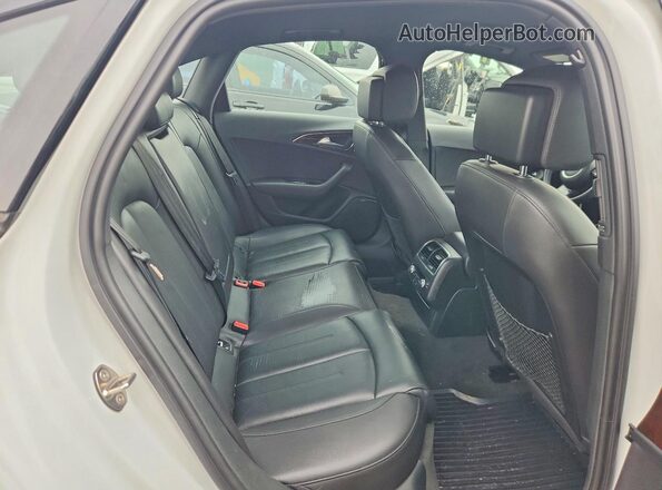 WAUG3AFC5JN002583 2018 AUDI A6 White Widok tylnych siedzeń