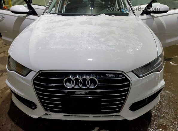 WAUG3AFC5JN037401 2018 AUDI A6 White Widok wnętrza z tyłu