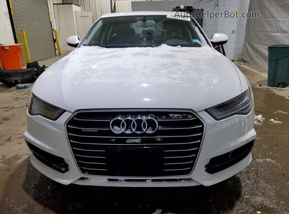 WAUG3AFC5JN037401 2018 AUDI A6 White Widok z przodu