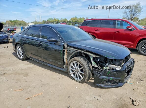 WAUG3AFC8JN065502 2018 AUDI A6 Черный Передняя правая четверть