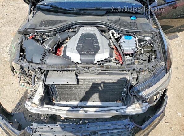 WAUG3AFC8JN065502 2018 AUDI A6 Черный Вид задней части салона