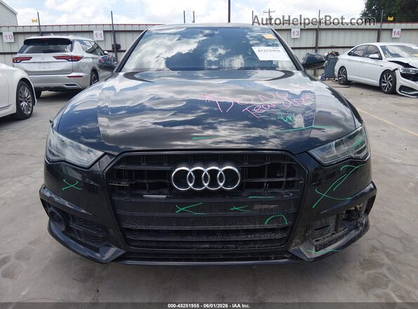 WAUG3AFCXJN033926 2018 AUDI A6 Black Front view