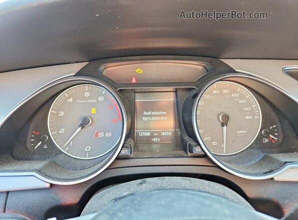 WAUG4AFR3HA001211 2017 AUDI S5 Gray Vista del cuadro de instrumentos