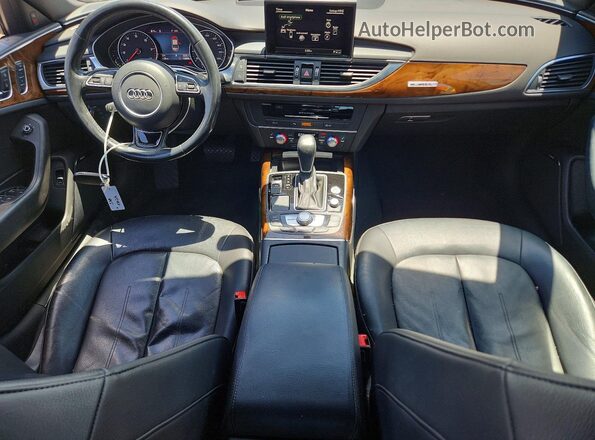 WAUG8AFC7HN038254 2017 AUDI A6 Silver Dashboard view