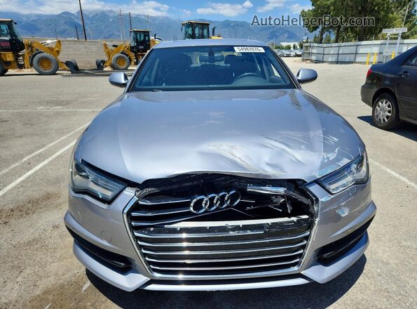 WAUG8AFC7HN038254 2017 AUDI A6 Silver Front view