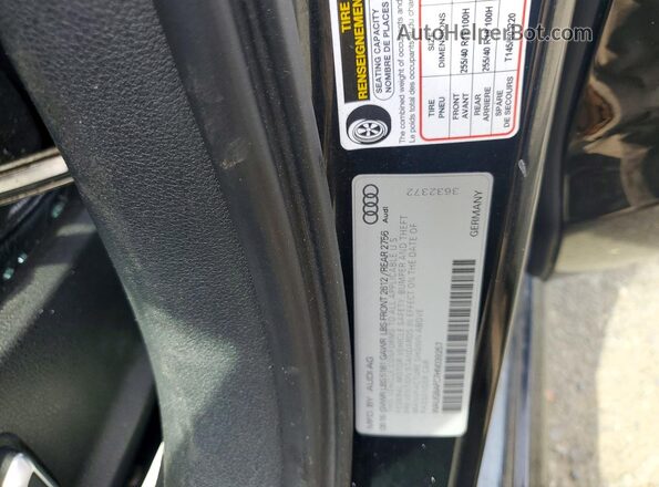 WAUG8AFC7HN039257 2017 AUDI A6 Black ძრავის განყოფილების ხედი