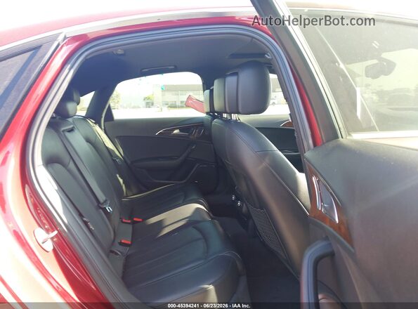 WAUG8AFC8HN031166 2017 AUDI A6 Red VIN კოდის სტიკერის ხედი