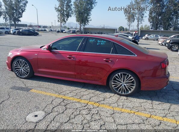 WAUG8AFC8HN031166 2017 AUDI A6 Red სალონის 360-გრადუსიანი ხედი