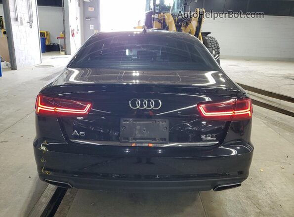 WAUG8AFC9JN028640 2018 AUDI A6 Черный Вид сзади