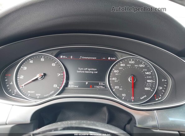 WAUG8AFCXHN087559 2017 AUDI A6 Черный Вид задних сидений