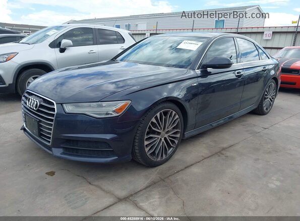WAUG8AFCXHN087559 2017 AUDI A6 Черный Передняя левая четверть