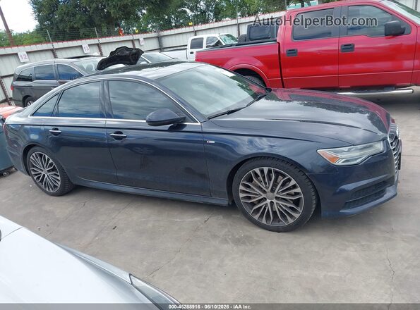 WAUG8AFCXHN087559 2017 AUDI A6 Черный Вид задней части салона