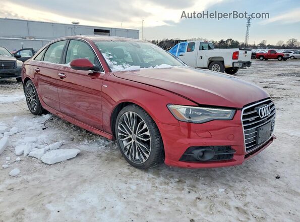 WAUG8AFCXHN127560 2017 AUDI A6 Maroon Առջևի աջ