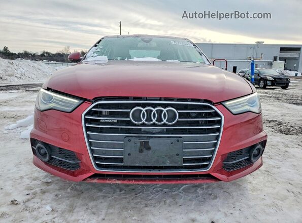 WAUG8AFCXHN127560 2017 AUDI A6 Maroon Դիմացի տեսք