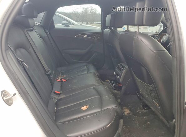 WAUG8AFCXJN046449 2018 AUDI A6 White Widok tylnych siedzeń