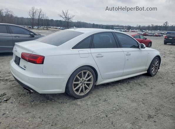 WAUG8AFCXJN046449 2018 AUDI A6 White Tył prawy