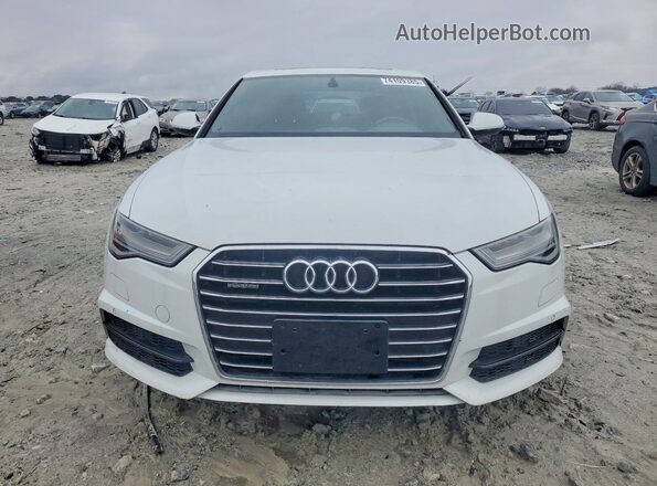 WAUG8AFCXJN046449 2018 AUDI A6 White Widok z przodu