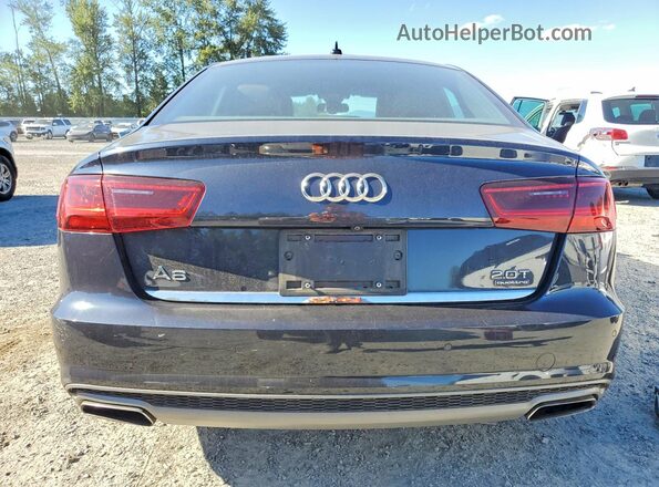 WAUGFAFC0GN014236 2016 AUDI A6 Blue Հետևի տեսք