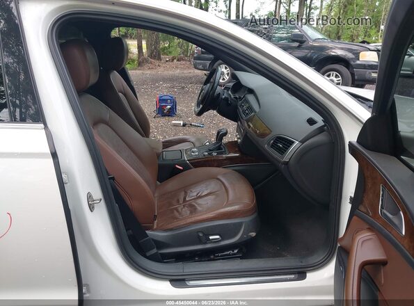 WAUGFAFC2GN062269 2016 AUDI A6 White Widok wnętrza z przodu