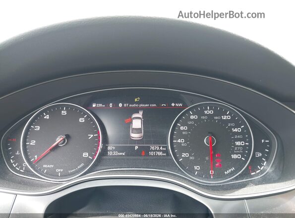 WAUGFAFC2GN178345 2016 AUDI A6 Gray Вид задніх сидінь