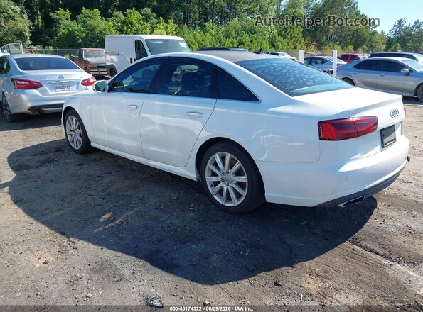 WAUGFAFC2GN180225 2016 AUDI A6 White Trasero izquierdo